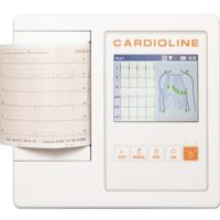   CARDIOLINE 100L Basic hordozható EKG készülék 5' szines kijelző