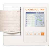   + CARDIOLINE EKG 100L FULL ( GLASGOW + EasyApp 5' szines kijelző