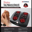 Shiatsu talpmasszírozó készülék