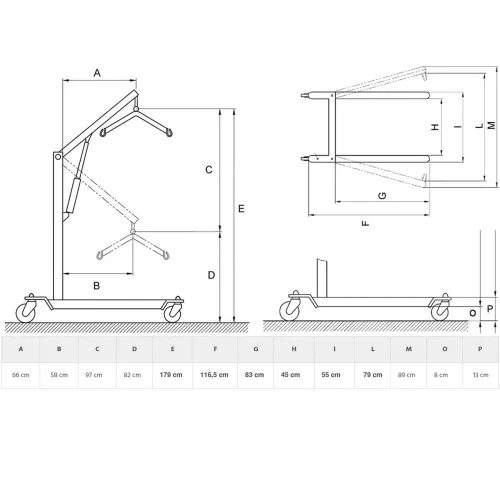 Elektromos betegemelő lift Motion-804 COMPACT 150 kg-ig