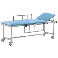   MRI kompatibilis fekvőbeteg szállító kocsi - oldalkorláttal