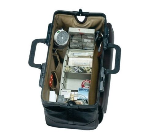 Orvosi táska DÜRASOL Rusticana bőr kicsi 2 zsebbel