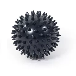 Tüskés masszírozó labda 7,5cm (fekete)