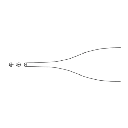 AESCULAP ADSON keskeny preparáló csipesz - egyenes - horgas 1x2 - 12 cm - BD511R