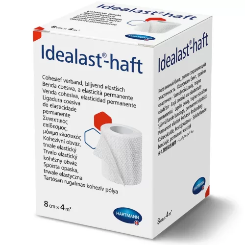 Rugalmas pólya IDEALASTHAFT 80% megnyúlású 4 m x 8 cm