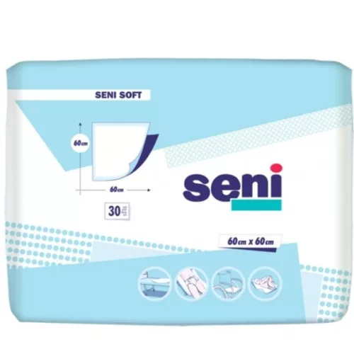 SENI SOFT SUPER egyszer használatos betegalátét 60x60 cm/1400ml