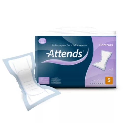 ATTENDS CONTOURS REGULAR 5 (1091 ML) inkontinencia betét x42