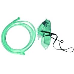 Oxigén maszk és összekötő cső felnőtt