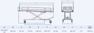 Hydraulikus betegfürdető kocsi NEFTI