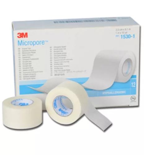 3M MICROPORE™ ragtapasz  2,5 cm x 9.14 m