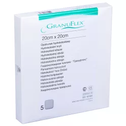 GRANUFLEX 20 X 20 CM hydrocolloid kötszer