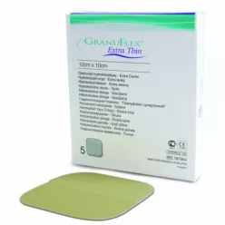   GRANUFLEX EXTRA THIN 10 X 10 CM hydrokolloid vékony kötszer