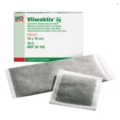 VLIWAKTIV aktív szén tattalmú kötszer  10x20 cm