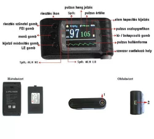 Pulzoximéter 60C monitor