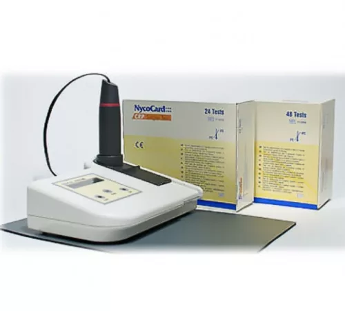CRP vizsgáló készülék NycoCard (CRP, HgA1c, Ddimer,vizelet albumin)