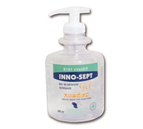InnoSept gél extra 500 ml pumpás kézfertőtlenítő