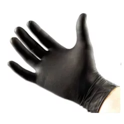Nitril orvosi vizsgálókesztyű fekete