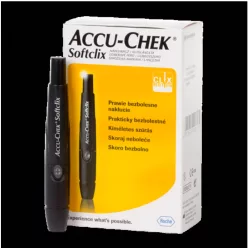 Ujjszúró készlet AccuChek Softclix kék