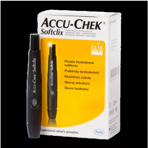 Ujjszúró készlet AccuChek Softclix kék