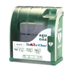 Fali kabin riasztóval Saver One defibrillátorhoz