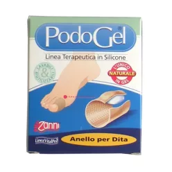 Lábujjvédőgyűrű párna szilikon félkörös PodoGel