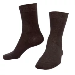 Ezüst zokni fekete - Méret 43/45