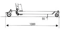 Hidraulikus betegemelő lift GEMINI 170 kgig