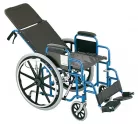 Kerekesszék emelt fejtartóval EVOL, dönthető háttámlával, 41/45/51 cm - Beülőszélesség 45