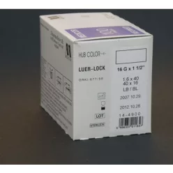 Injekciós tű 16 G 1 1/2 100 db/doboz