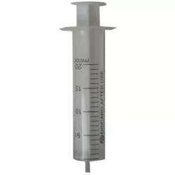 Fecskendő 20 ml műanyag, kétrészes, steril