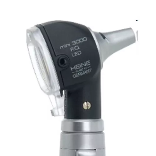 HEINE mini 3000 F.O. LED otoscop,10 eh fültölcsér, 4 db újrahasználható fültölcsér