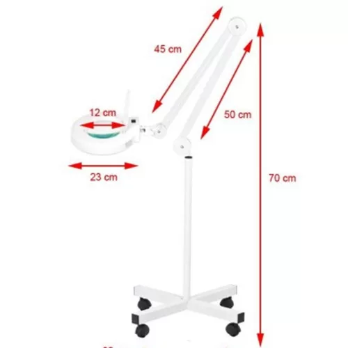 Nagyítós orvosi lámpa LED  5 dioptria+talp