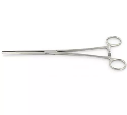 Bozeman tamponfogó csipesz egyenes 24 cm