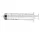 Fecskendő 3 részes gumidugós 10ml