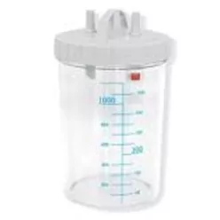Váladékszívóhoz tartály 1000 ml autoklávozható 121Con