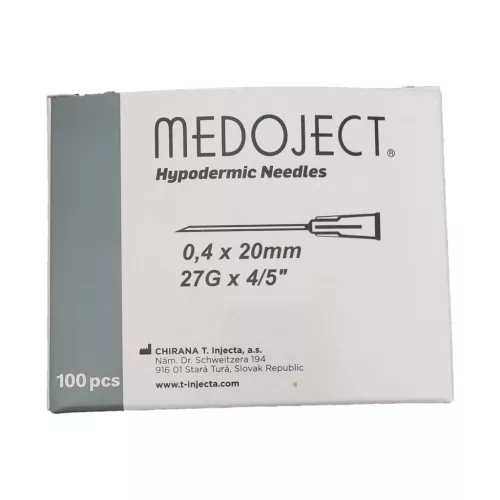 Tű injekciós egyszerhasználatos 27 G 4/5