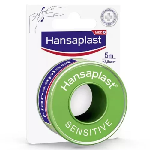 Hansaplast Sensitive sebtapasz 5 m x 2,5 cm