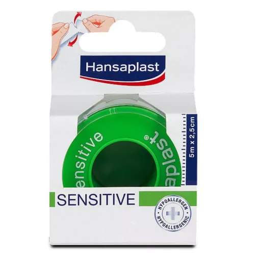 Hansaplast Sensitive sebtapasz 5 m x 2,5 cm