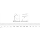 Betegemelő lift hidraulikus ARKIMED 701 COMPACT hidraulikus 180 kgig