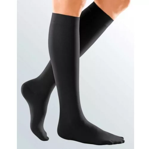 Dr.Tex Soft Ies komressziós megelőző térdharisnya fekete - Méret XL-es