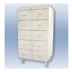 Kartoték szekrény 2x5 fiókos, A5 mérethez