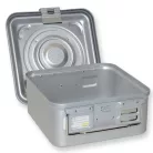 Asepta sterilizáló doboz 28,5x28x13,5 cm  szürke Barrier System