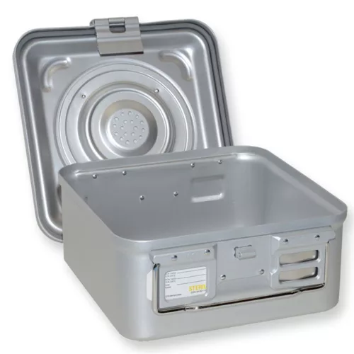 Asepta sterilizáló doboz 28,5x28x13,5 cm  szürke Barrier System