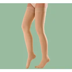   ELASTOFIT AG Ies erősségű kompressziós combtőig érő harisnya  1 pár - Méret XL/nyitott
