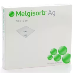 Melgisorb AG 10x10 cm ezüstaligát kötszer