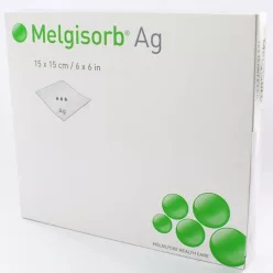 Melgisorb AG 15x15 cm ezüstaligát kötszer