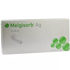 Melgisorb  AG 3x44 cm ezüstaligát kötszer