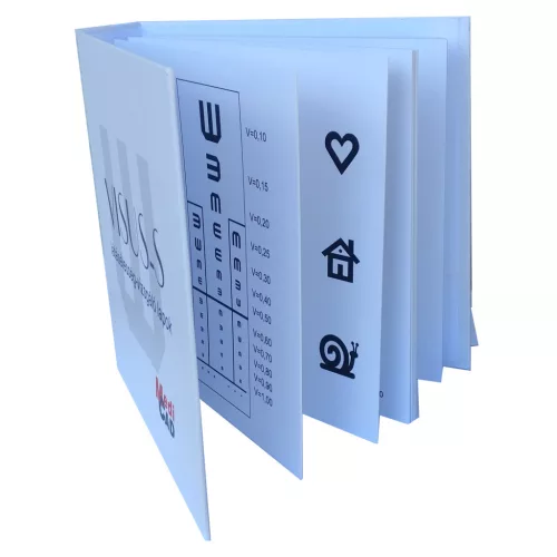 Bölcsődei jelek VisusS  látásélesség vizsgáló könyv gyerekeknek ammon jelekkel