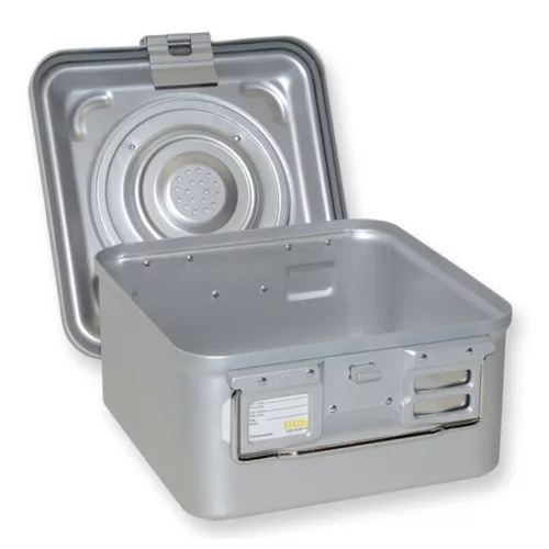 Asepta sterilizáló doboz 28,5x28x15 cm  szürke Barrier System