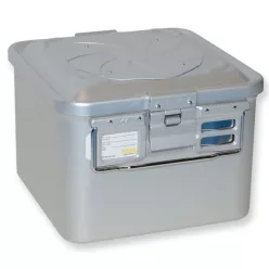   Asepta sterilizáló doboz 28x28x20 cm  szürke Barrier System